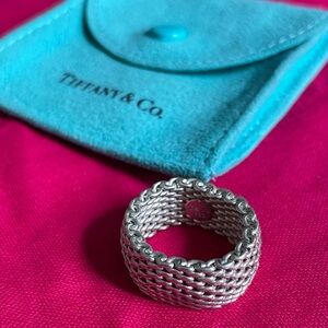 Tiffany & Co. Silver Mesh Band